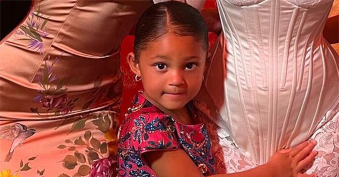 See Stormi Webster in Cute BTS Pic From Kourtney Kardashian’s Wedding